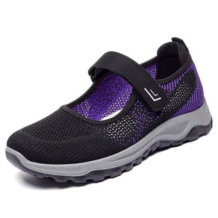 Sepatu Slip On Wanita Import Bahan Rajut Sport 55