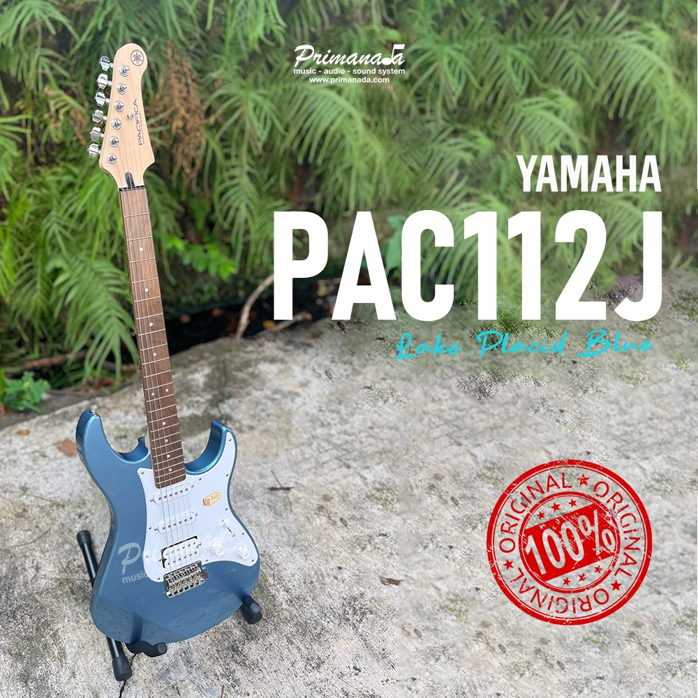 Yamaha Pacifica 112J Gitar Listrik PAC112J Guitar Elektrik Original Lake Placid Blue