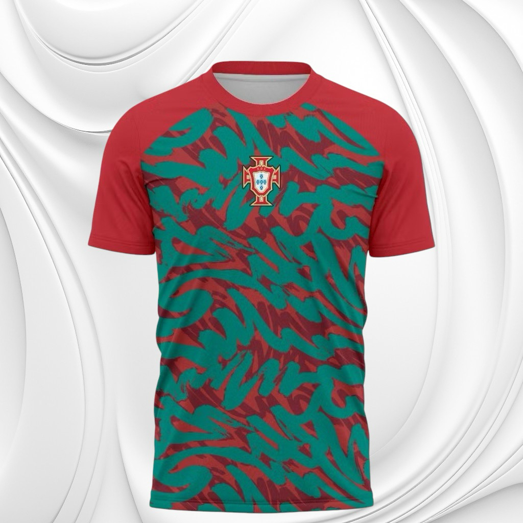 jersey portugal prematch 2026 full printing
