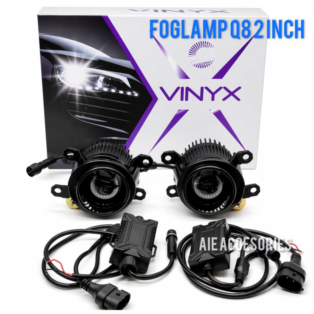 LAMPU FOGLAMP PROJECTOR PROJIE BILED Q8 2 INCH VINYX
