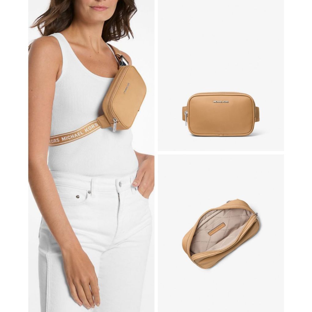 mk khai belt bag peanut camel tan