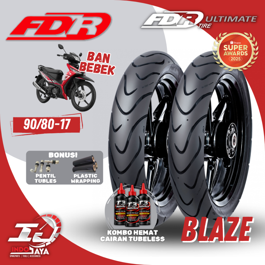 [READY COD] BAN FDR BLAZE RING 17 ( 90/80-17 ) BAN FDR TUBELESS BLAZE TUBLES RING 17 / BAN FDR TUBLE
