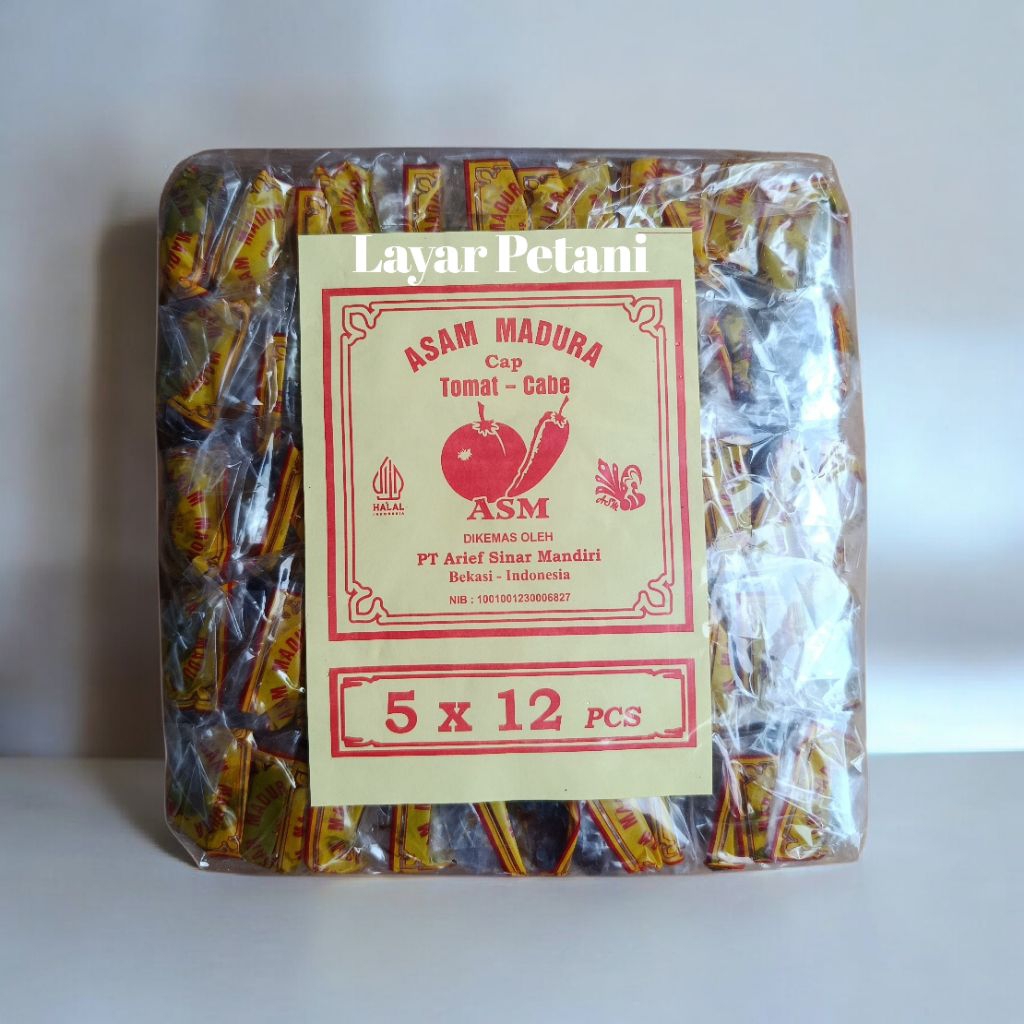 60 PCS ASAM JAWA BIJI RENCENG COKLAT ECERAN RP 1.000 / ASAM JAWA / ASEM JAWA / ASEM / ASAM