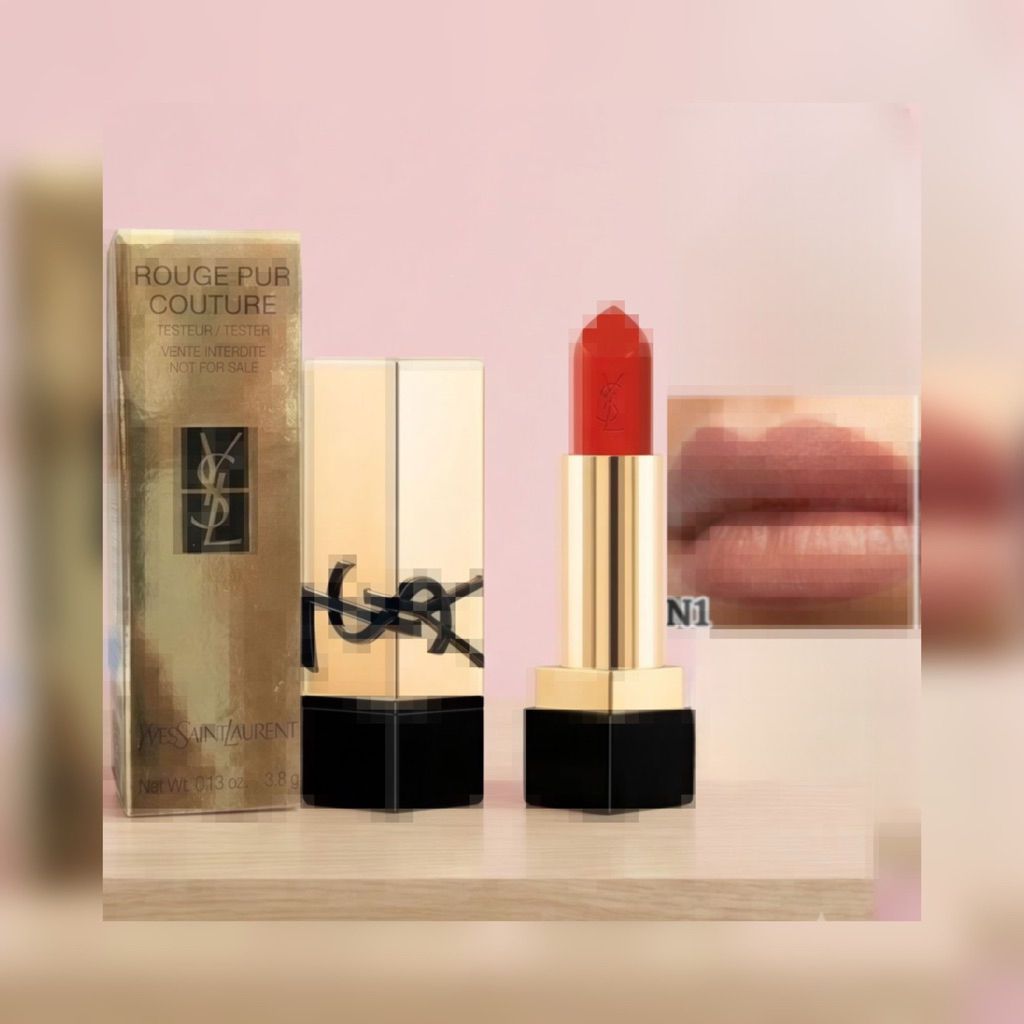 YSL Rouge Pur Couture Lipstick - Tester Full Size With Box