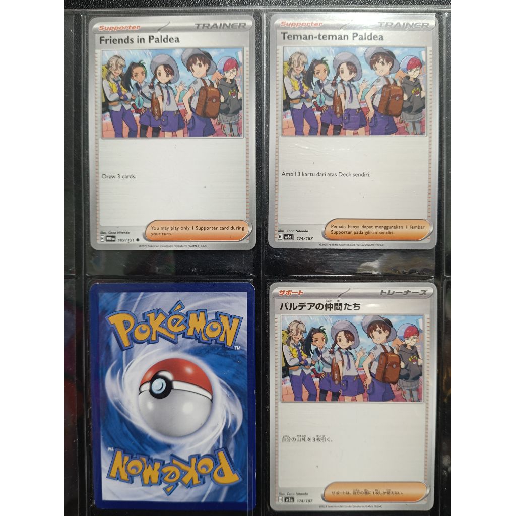 kartu pokemon TCG ori friends in paldea / teman-teman paldea Indonesia English Jepang