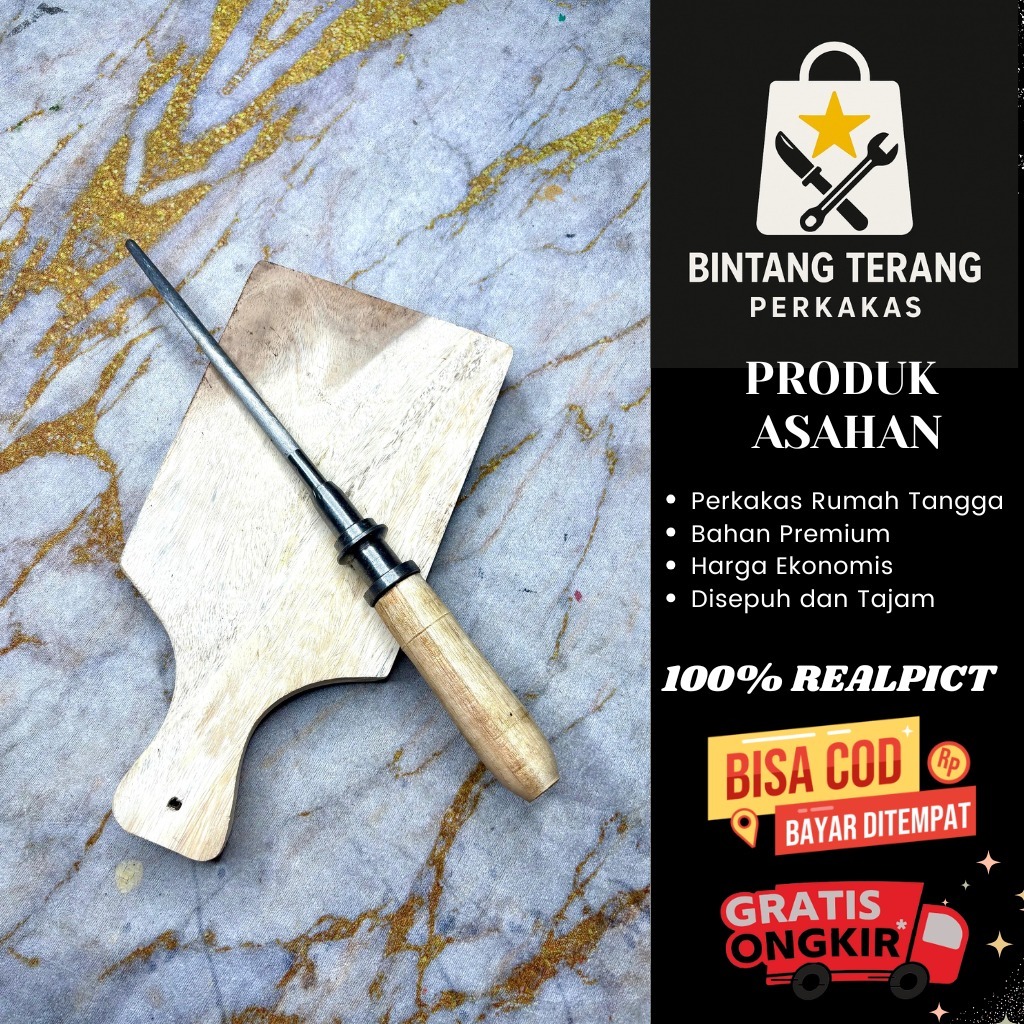 Stik Asah Pisau Honing Bar Kristal Premium – Pengasah Tajam Cepat, Awet & Mudah Digunakan