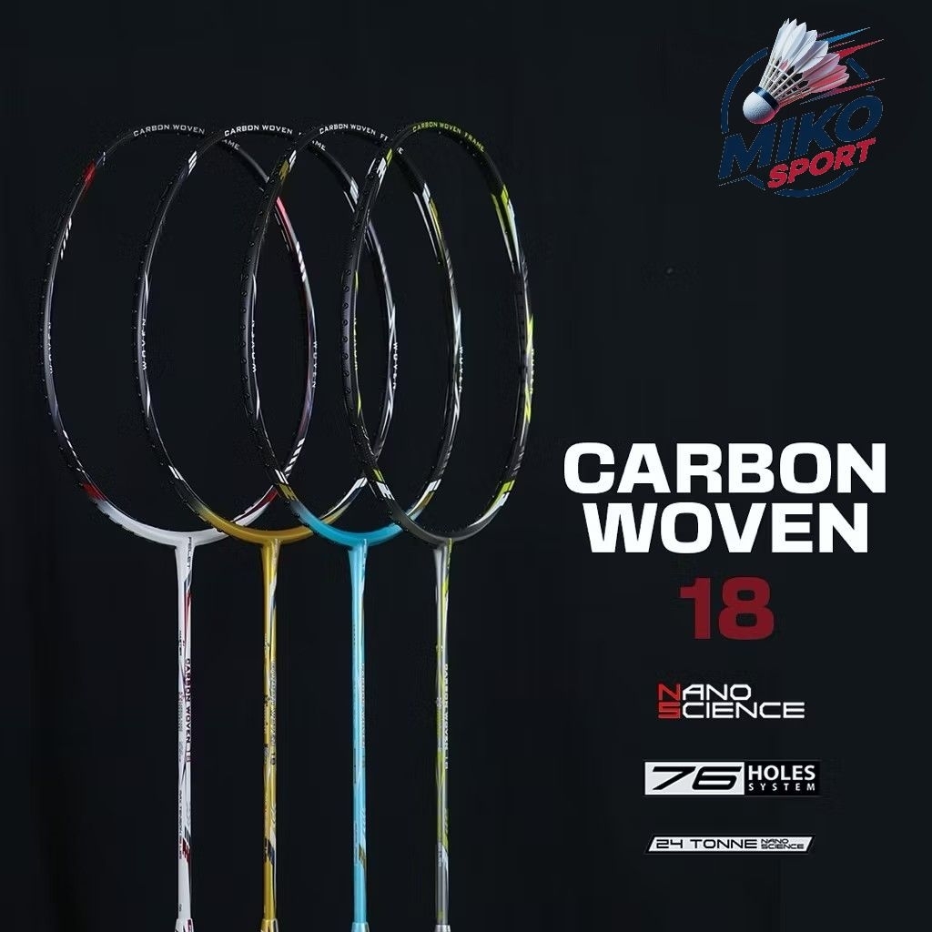 RAKET BADMINTON FELET CARBON WOVEN 18