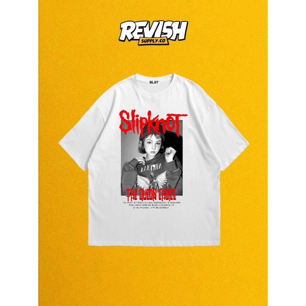 SLIPKNOT T-SHIRT Kaos katun combas 30s original 100%