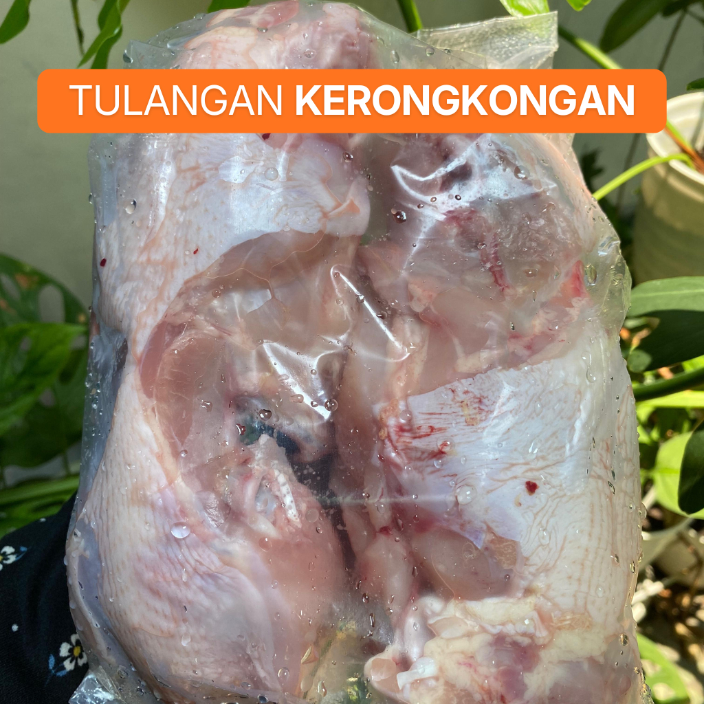 Tulangan Kerongkongan Ayam 1 kg - Tulangan Ayam Segar - Ayam Potong Halal