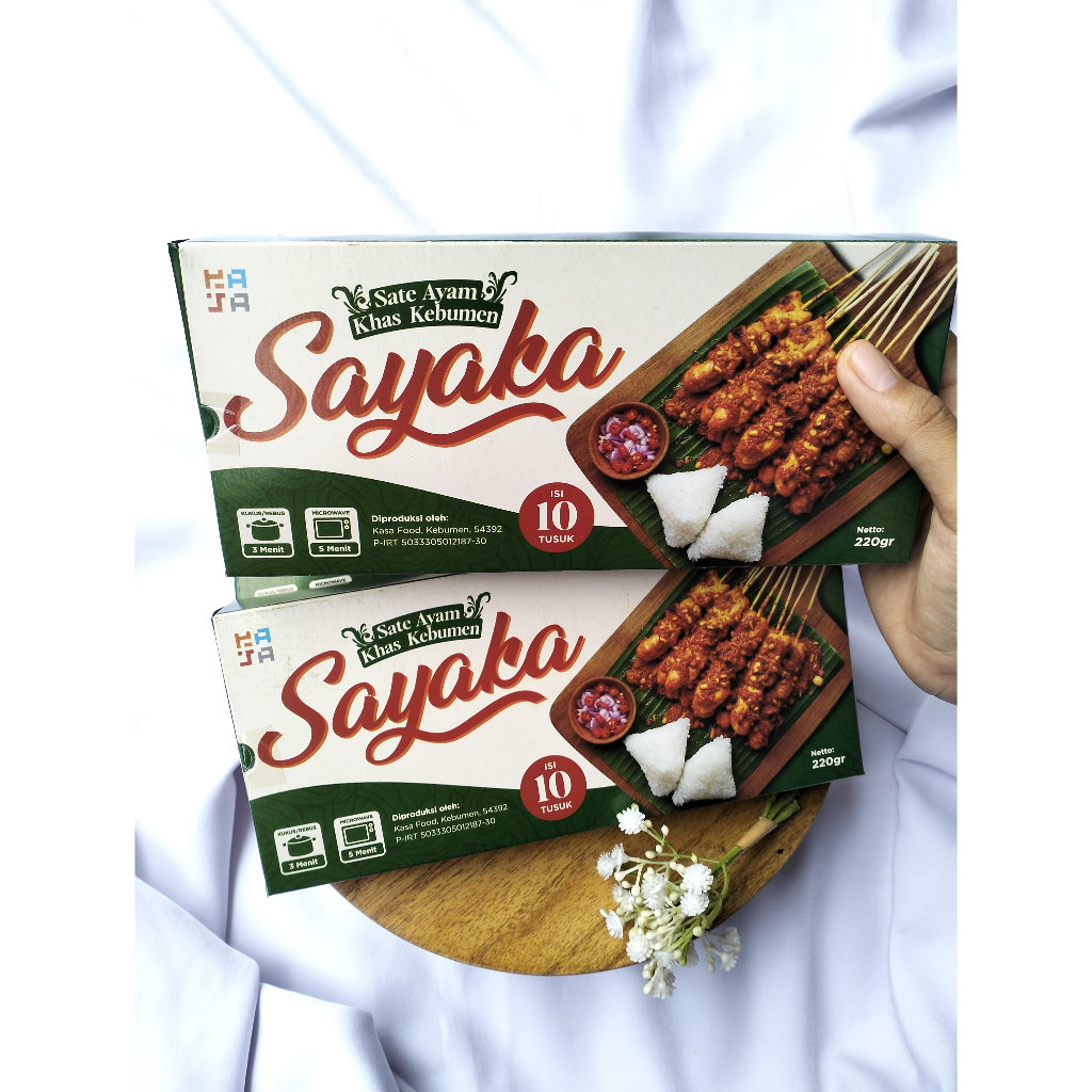 Sate Ayam Ambal Kebumen SAYAKA Frozen 10 Tusuk – Gurih Manis Khas Ambal