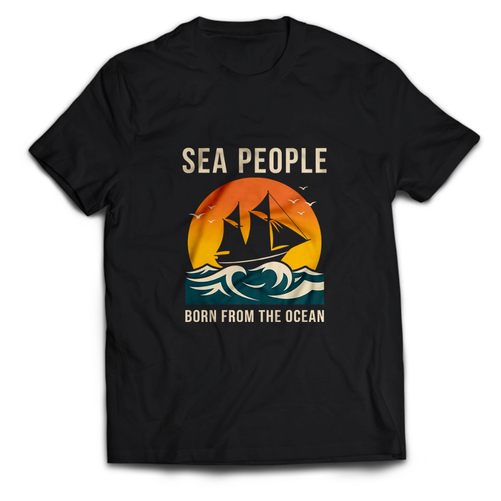 Kaos Pria Indonesia Timur SEA PEOPLE Dewasa Baju Atasan Unisex PakeKaos