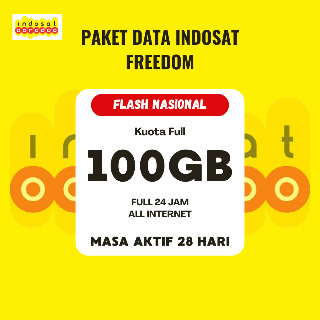 PAKET DATA INTERNET INDOSAT 24 JAM ---- KUOTA INJECT