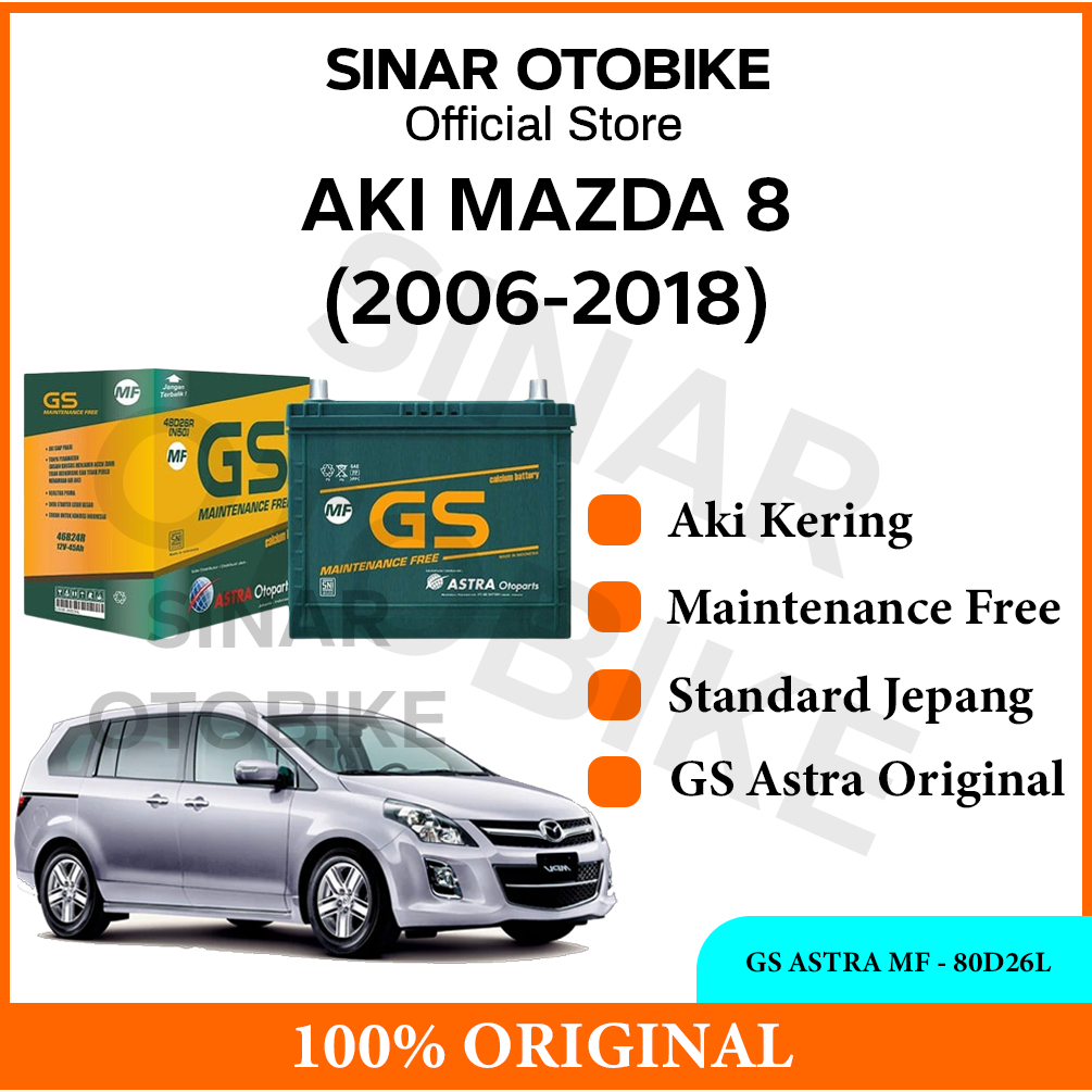 AKI MAZDA 8 GS ASTRA MF KERING 80D26L