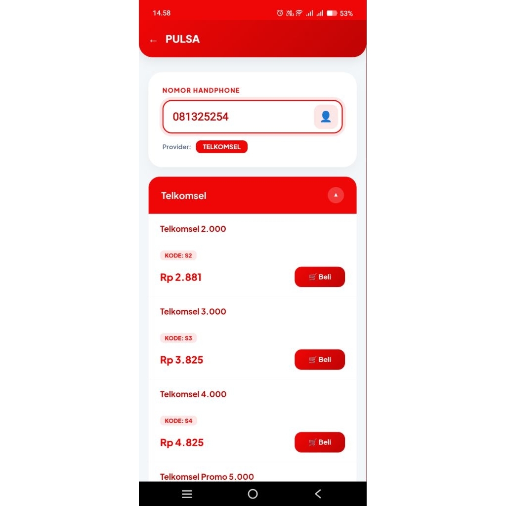 APLIKASI SERVER PULSA MURAH