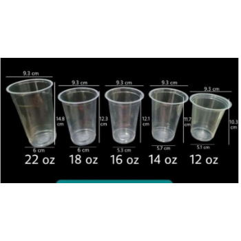 TKKH  PET CUP DATAR ANEKA UKURAN PET CUP + TUTUP , CUP DATAR FORE CUP KOPI CUP ESTETIK ANEKA UKURAN 