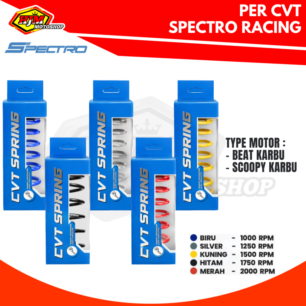 PER CVT SPECTRO BEAT KARBU SCOOPY KARBU ORIGINAL SPECTRO CVT UPGRADE