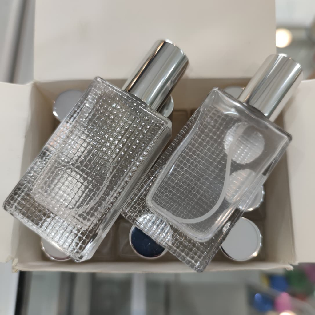 Botol - BINTIK SEBELAH 30 ML | Botol parfum kosong drat spray putar kaca ( pcs ) -  bintik sebelah