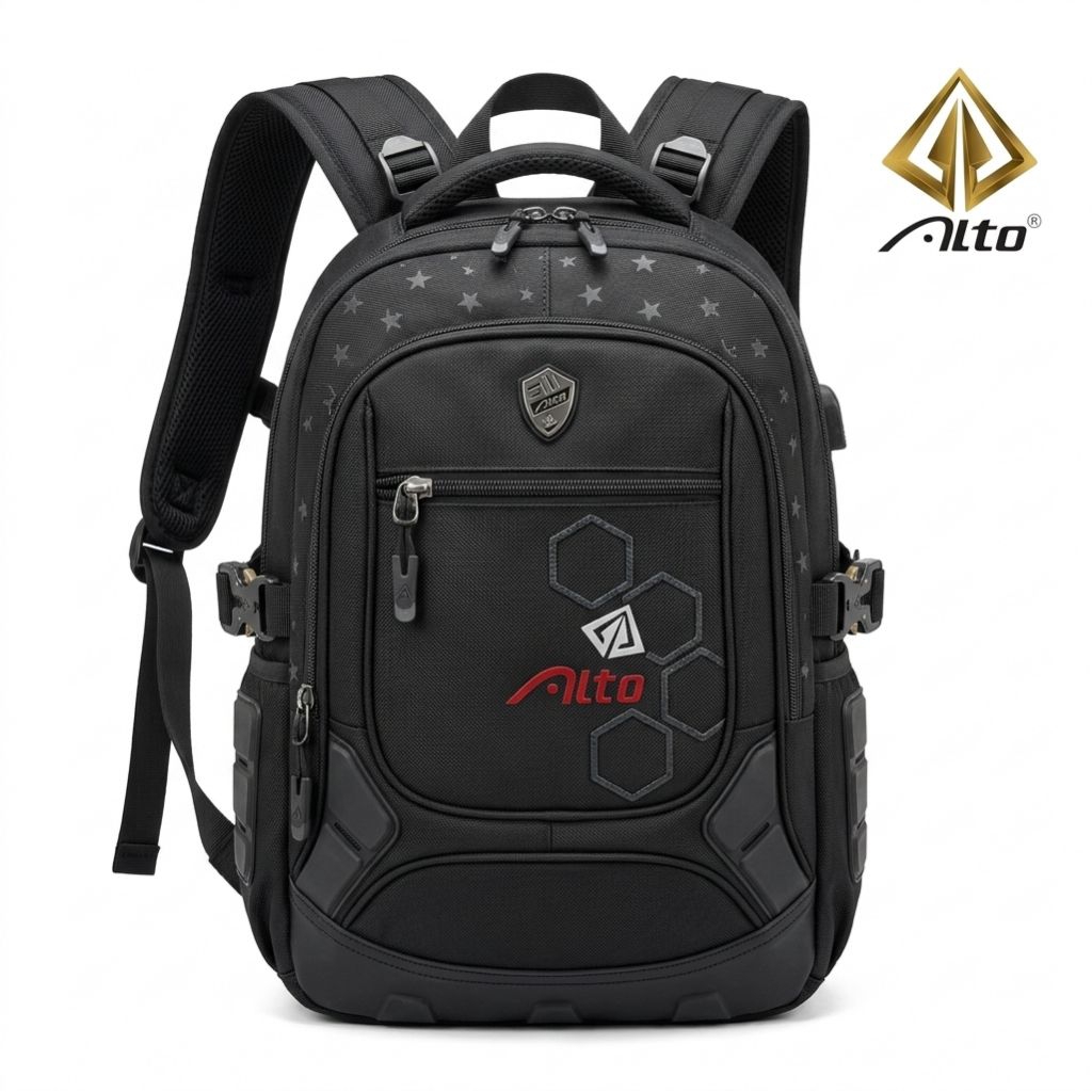 TAS RANSEL BACKPACK ALTO COWOK CEWEK RANSEL COWOK ALTO KERJA KANTOR SEKOLAH