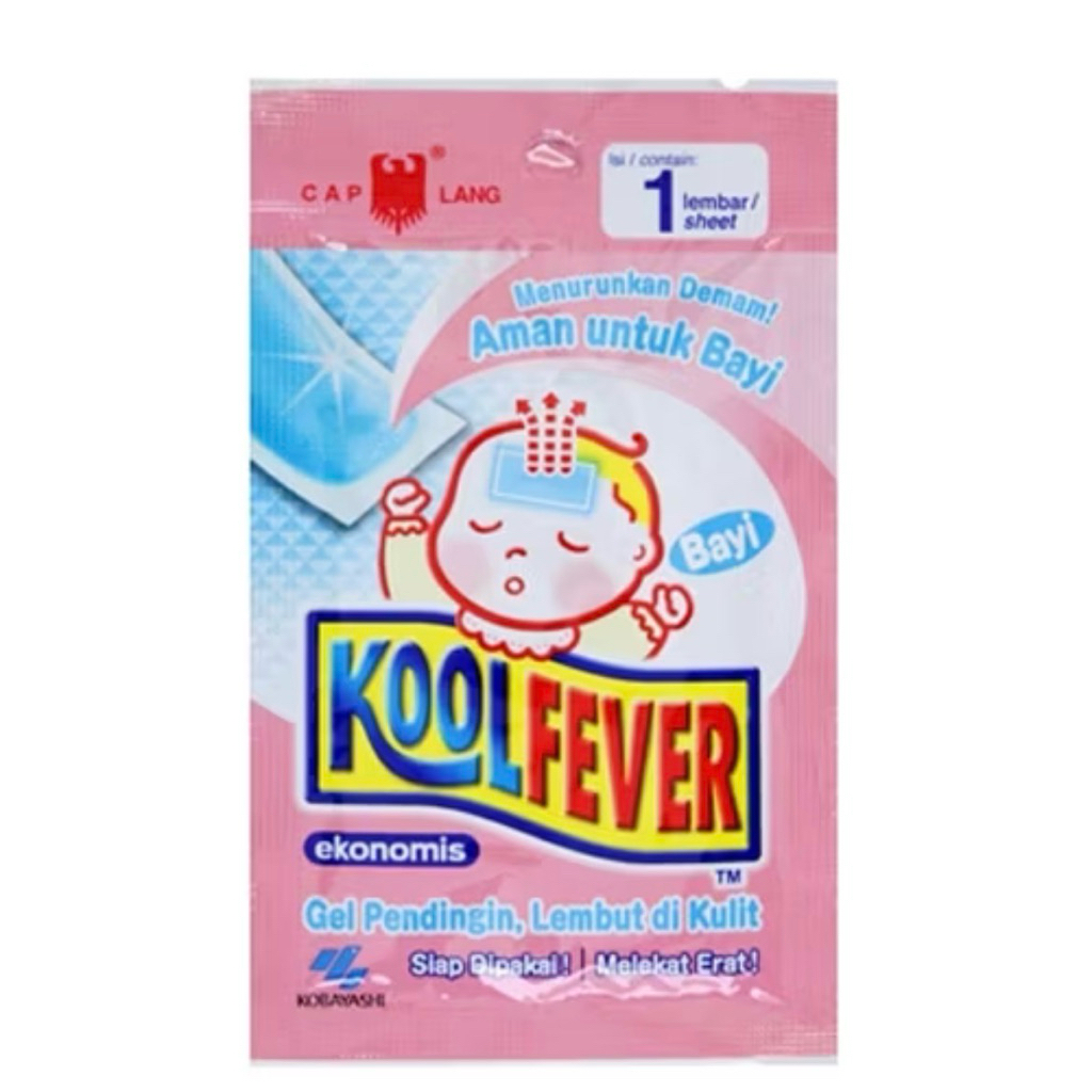 Kool Fever Baby Ekonomis 1 Lembar / Kompres Bayi / Panas Bayi