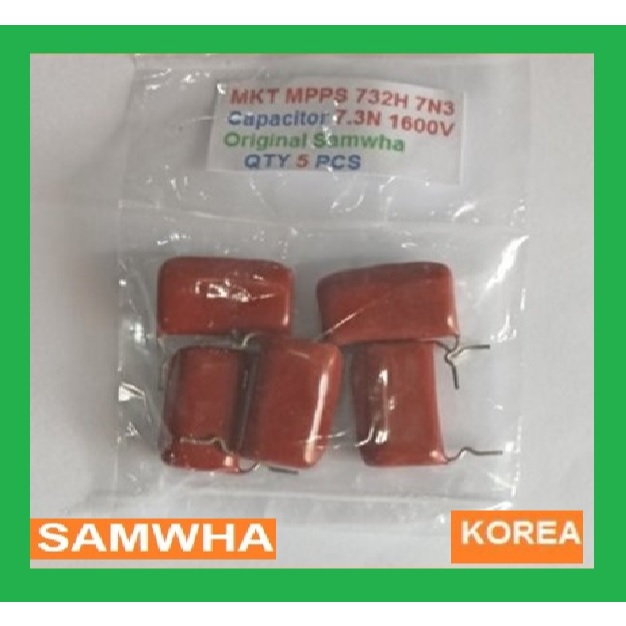 QTY 5 PCS MKT MPPS 732H  7N3 Capacitor 7.3N 1600V Original Samwha