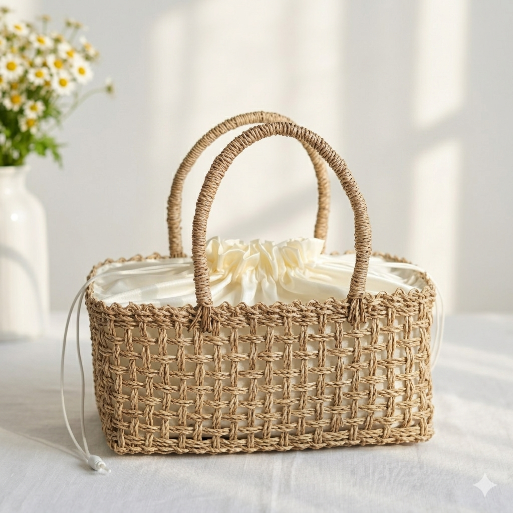 Tas Rara 4 Toples / Tas Rara Hampers / Tas Hampers Rotan / Tas Rotan Rara / Tas Rara furing / Tas Ha