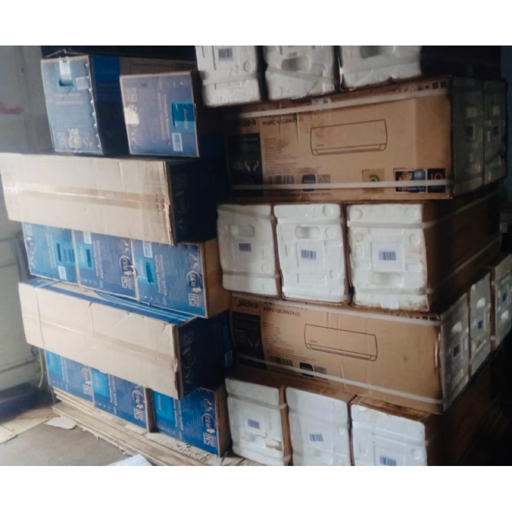 indor ac midea 1.5pk 2pk 2.5pk R32 (baru)