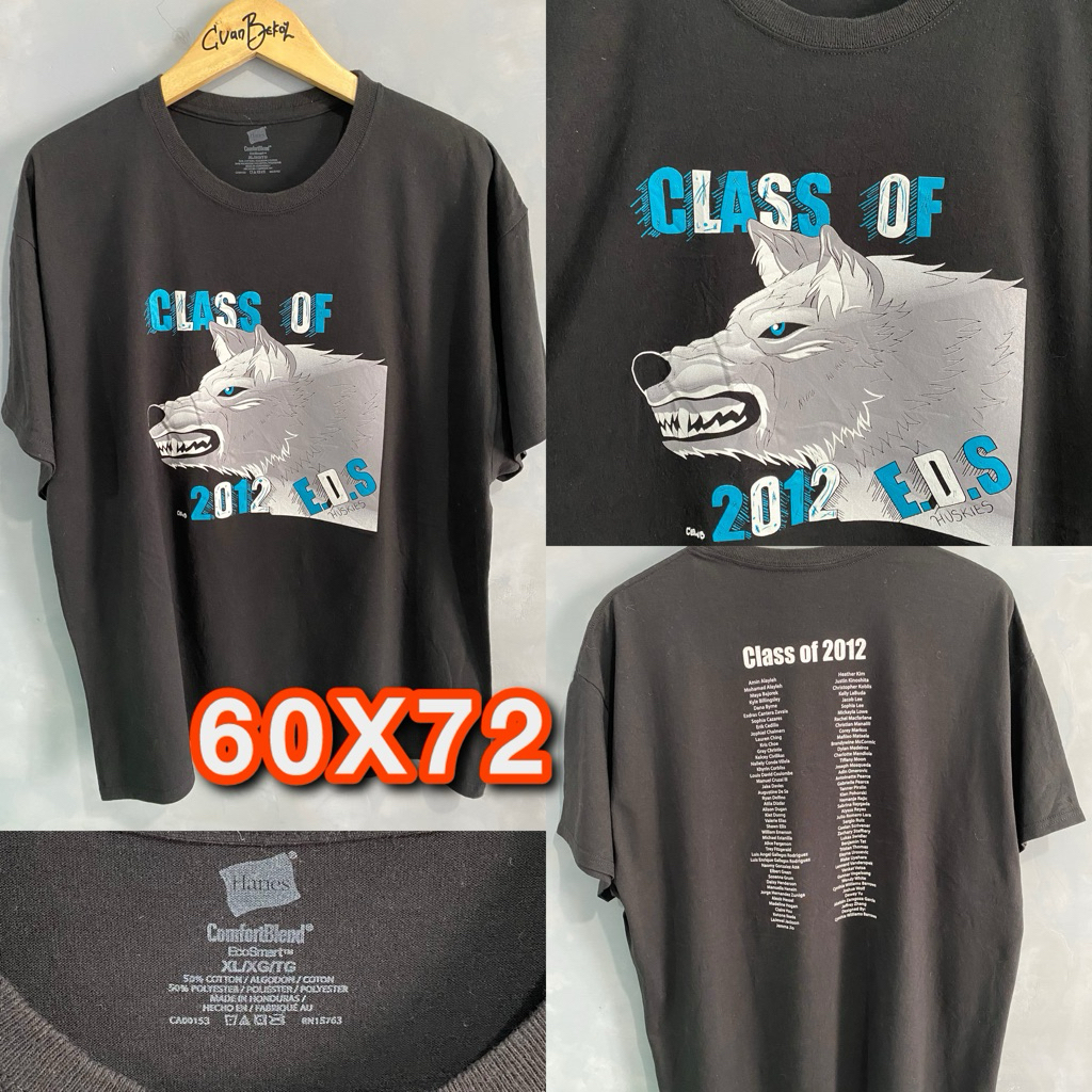 kaos Hanes ComfortBlend second original husky 2012