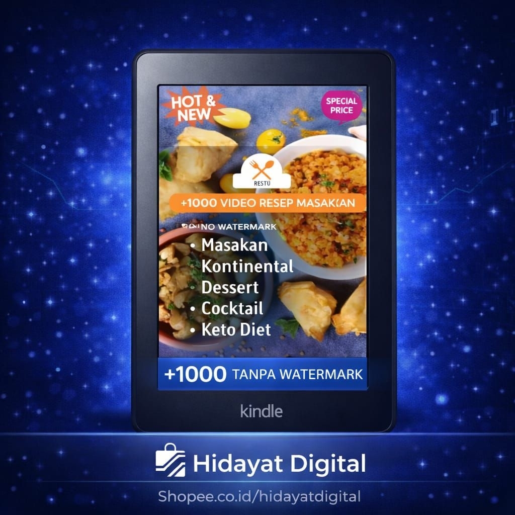1000++ Konten Video Resep Masakan SIAP UPLOAD CONTENT CREATOR AKUN IG TIKTOK YT SHORT PUBLIK DIGITAL
