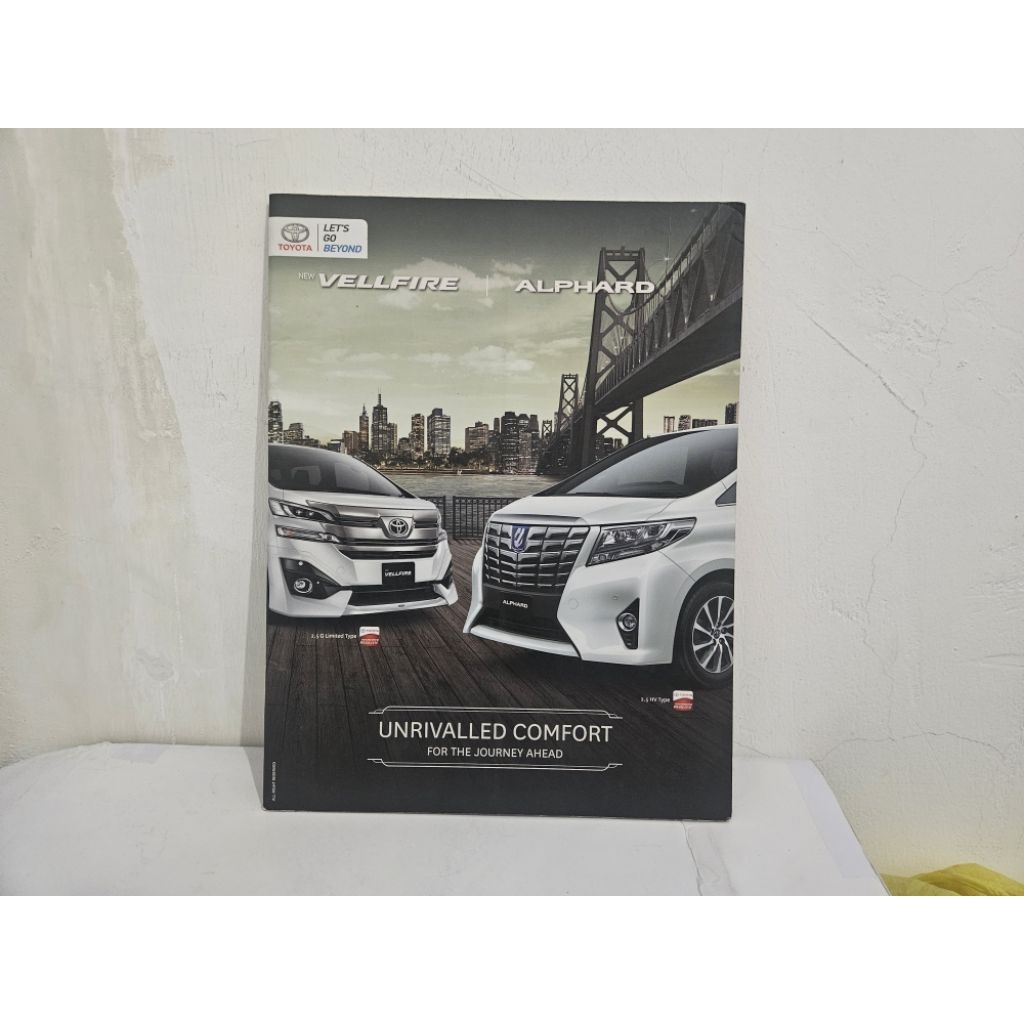brosur katalog mobil toyota alphard vellfire 2017 buku booklet