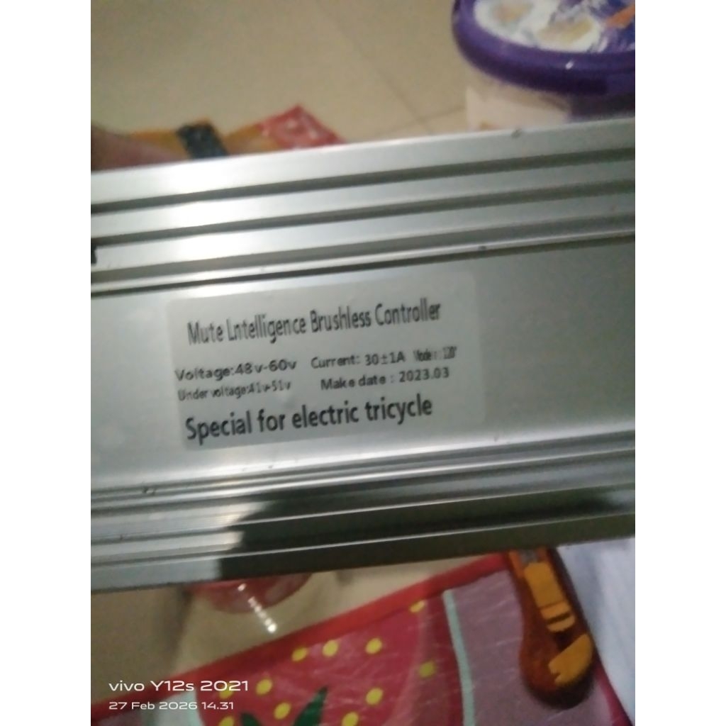 controler  exotic sera sepeda listrik roda 3