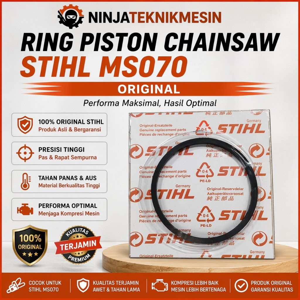 Stihl Ring Piston Chainsaw Ms070 Ori