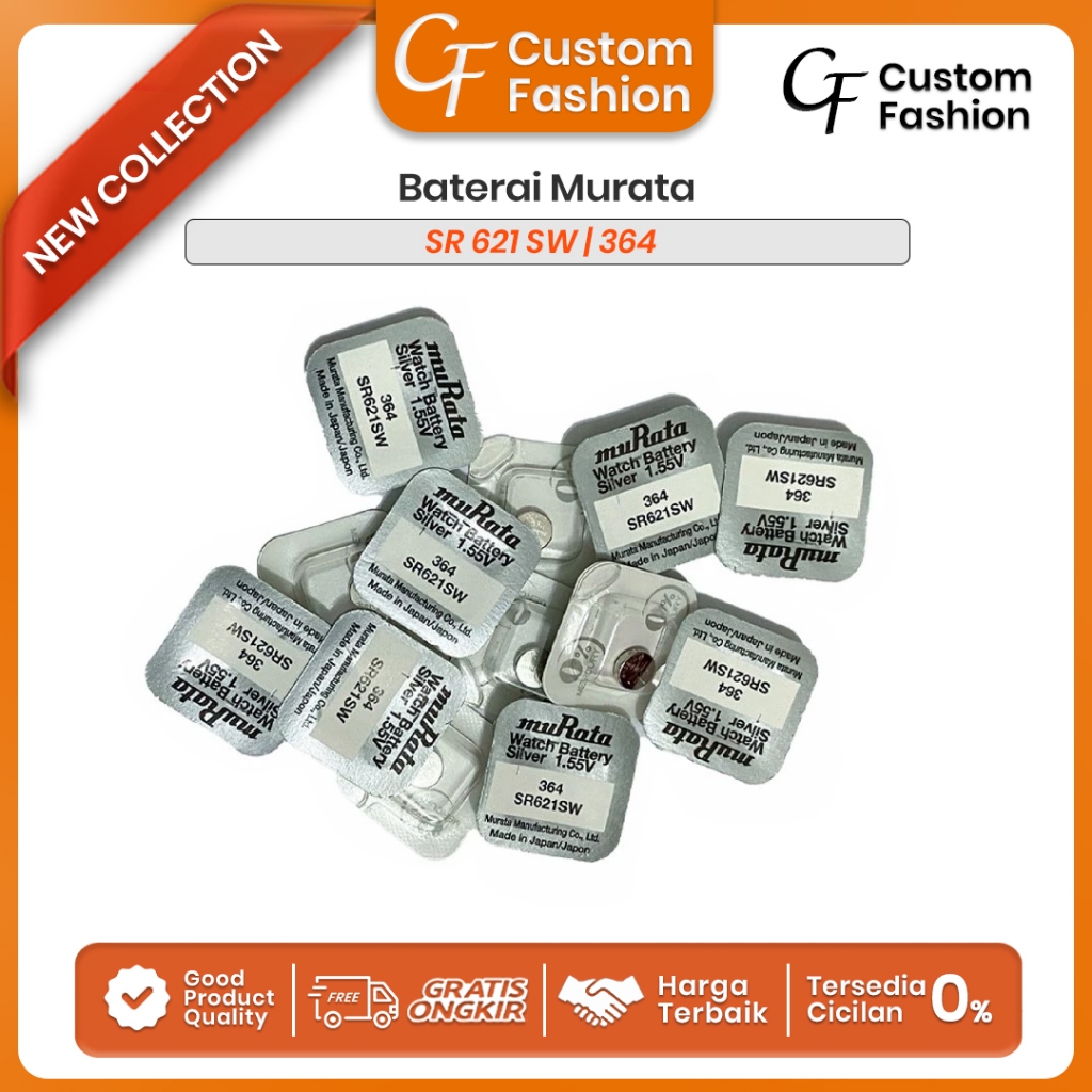 Baterai Batre Battery MURATA 364 SR621SW Original Jam Tangan SR621SW SR 621 621SW