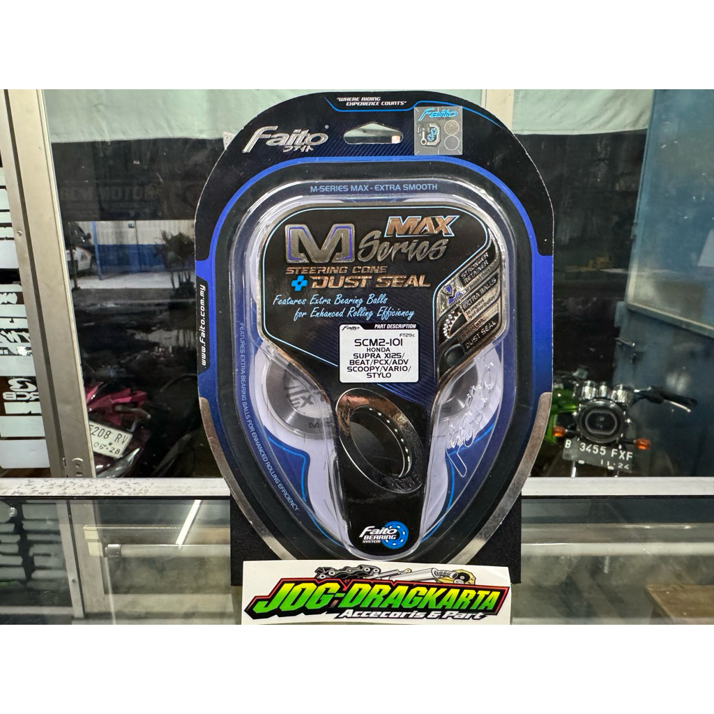 KOMSTIR COMSTIR FAITO M SERIES MAX EXTRA SMOOTH HONDA BEAT SCOOPY VARIO 125 150 BLADE KHARISMA SUPRA