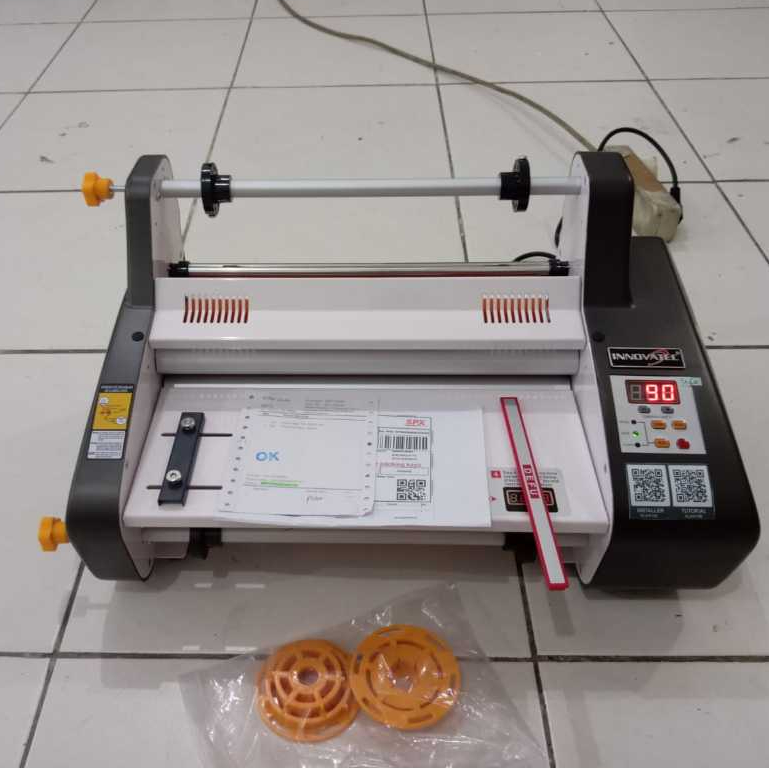 Mesin Laminasi Thermal Panas 2 Sisi FM 3520 Innovatec Lebar 33 cm Laminating A3 Double Side 1 Sisi 2