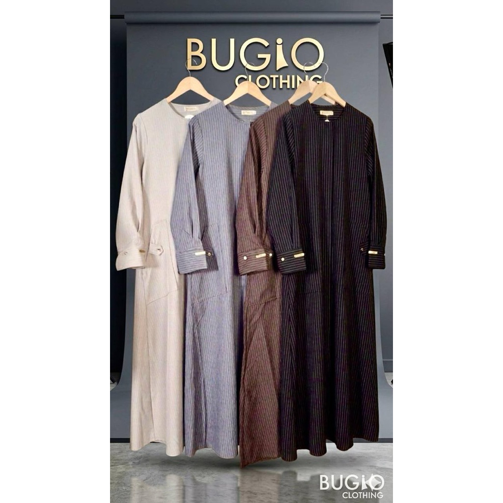 SHANIKA comfort ABAYA motif garis terbaru