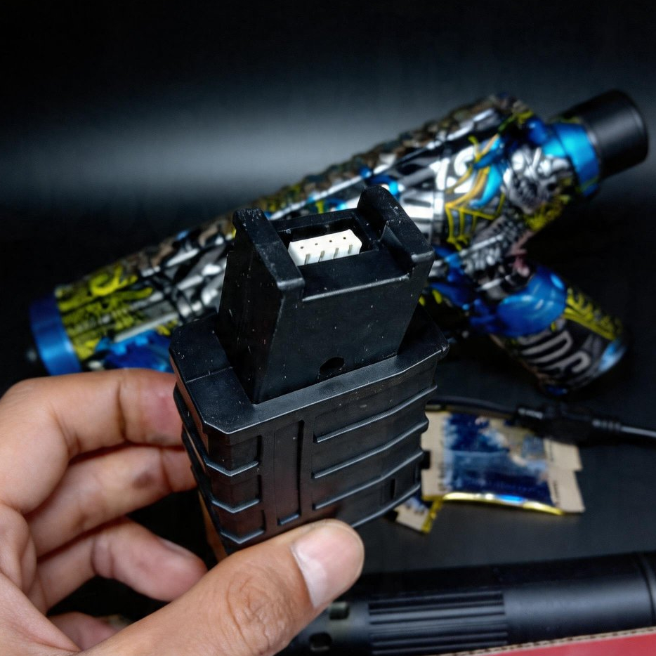 Grosir_satuan Mainan Water Gel Elektrik Anak M416 Otomatis Manual Gell Blaster Kado Ulang Tahun Laki