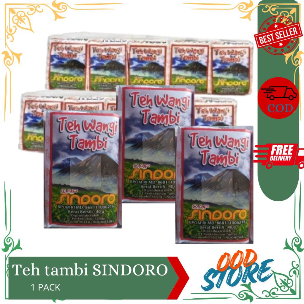 TEH TAMBI WONOSOBO - TEH WANGI CAP SINDORO ASLI - TEH TUBRUK TAMBI
