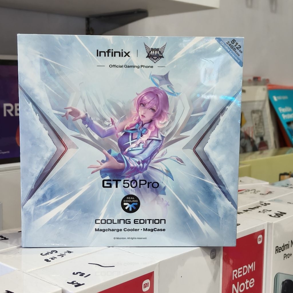 INFINIX GT 50 PRO 5G RAM 12/256 12/512 GARANSI RESMI FREE COOLER