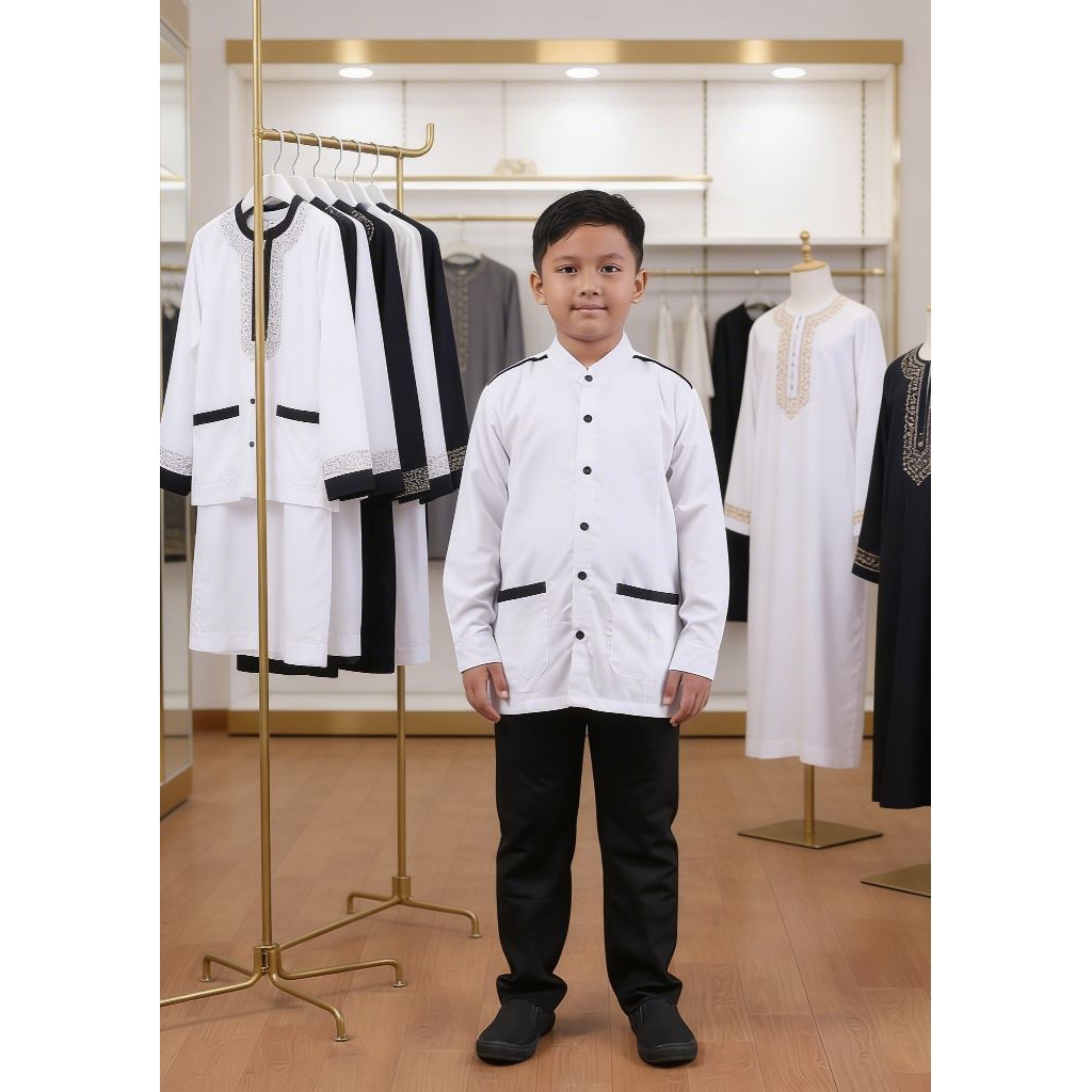 setelan baju koko anak TpQ