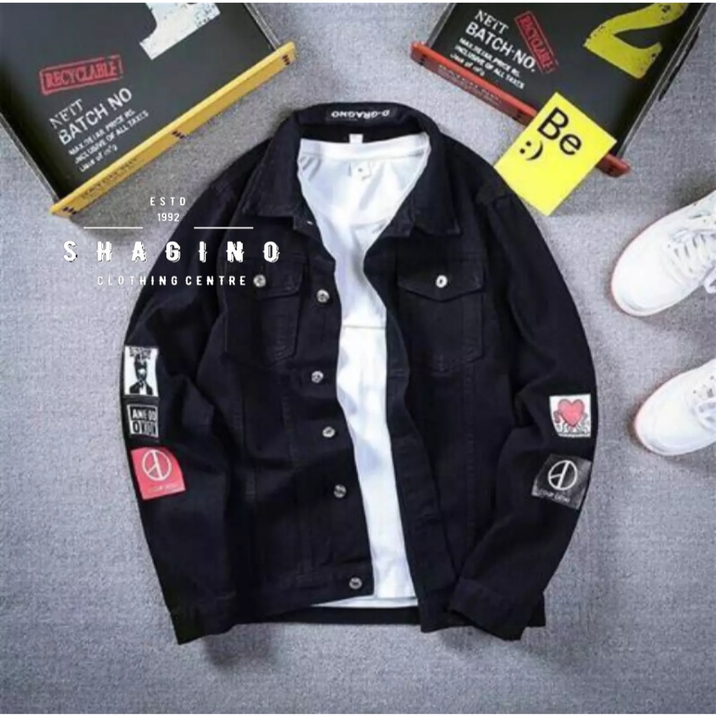 Shagin0 | Jaket Jeans Terbaru / Jaket Pria / Jaket Pria Keren / Jaket Jeans Pria Korean Style / Jake