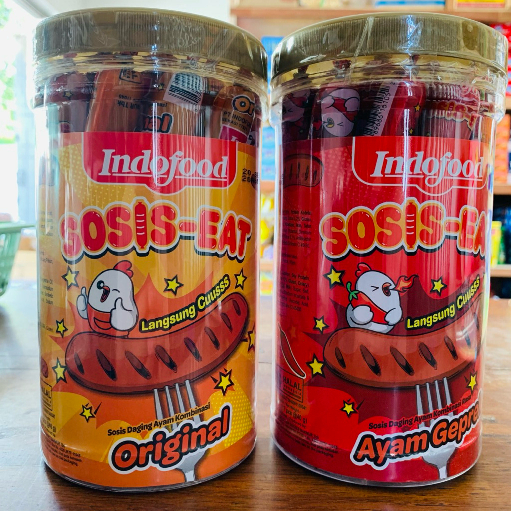 Sosis Indofood Daging Ayam Rasa Ayam Geprek