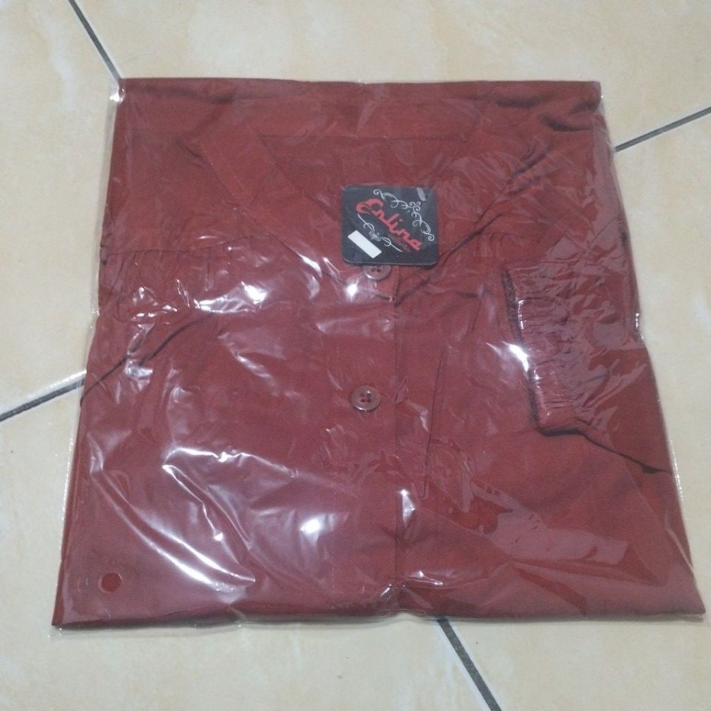 blus wanita rayon twill