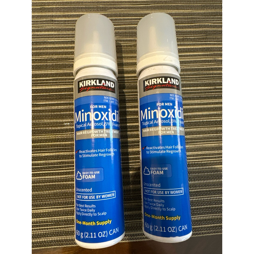 kirkland Minoxidil 5% foam obat penumbuh rambut. Original.