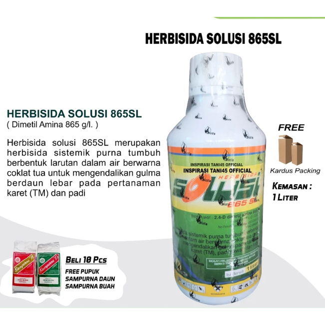 HERBISIDA SOLUSI 865 SL 1 LITER