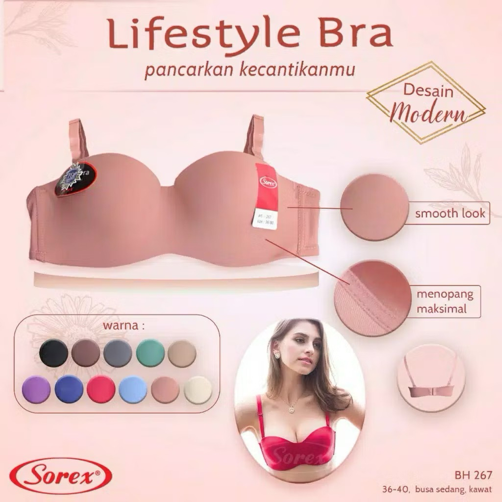 SOREX PUSH UP BRA BH 267 Berkawat