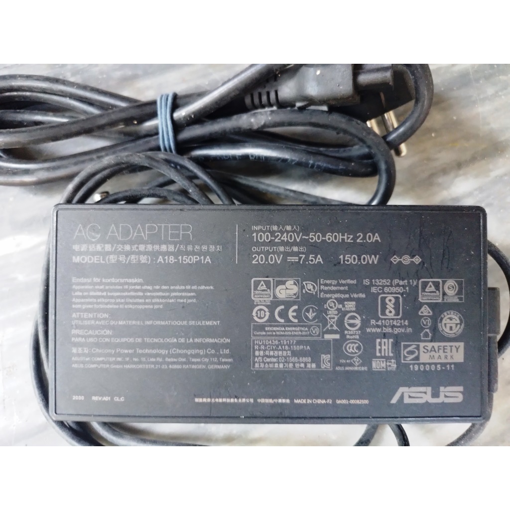 Asus AC Adaptor A18-150P1A (Rusak)