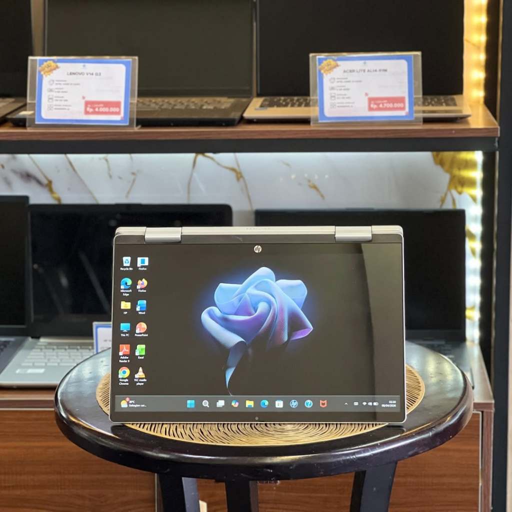 DISKON MURAH HP PAVILION X360CORE I7-1255U/SSD512GB/RAM16GB/BERGARANSI