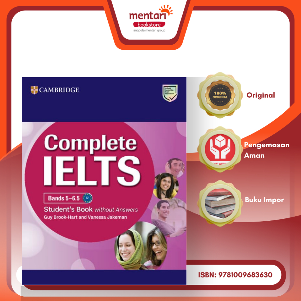 Cambridge Complete IELTS Student’s Book Without Answers Original | Buku Persiapan IELTS Cambridge