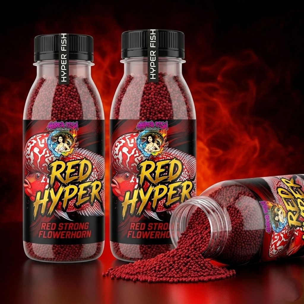 Pelet Louhan RED HYPER 60gr Progres Warna & Jenong Louhan