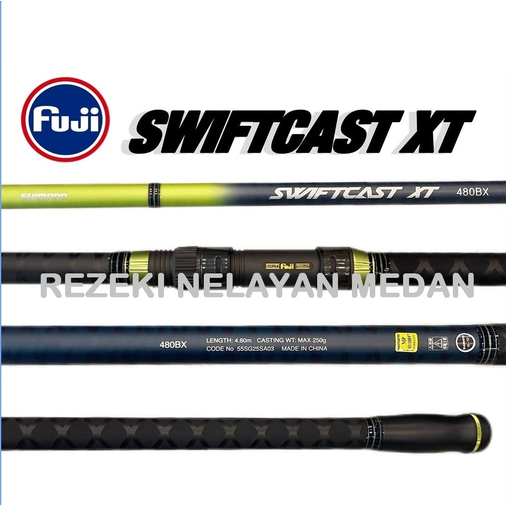 Joran Surf SHIMANO Swift Cast XT 2025 480BX 450BX | SHIMANO 3 Pieces Surf Rod